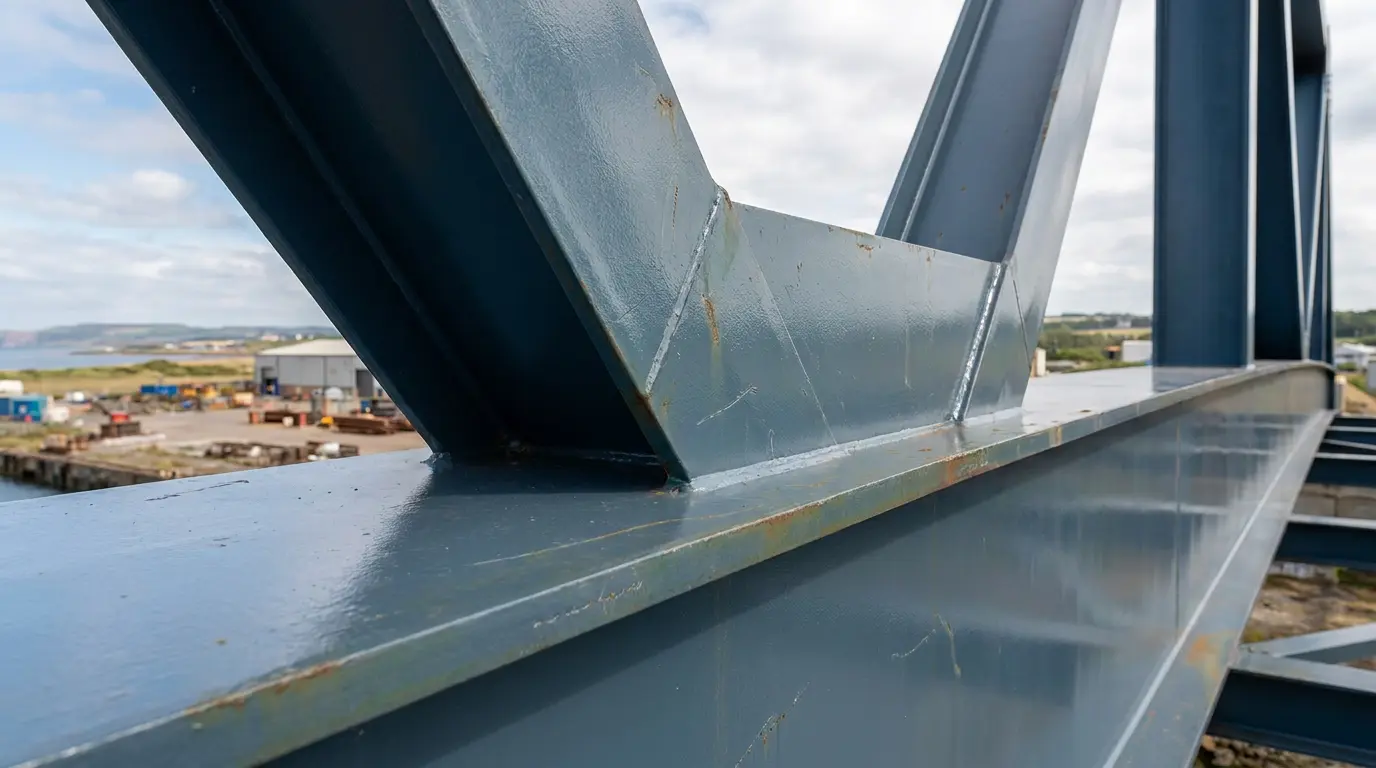 Anti-corrosion metal paint for steel structure beams